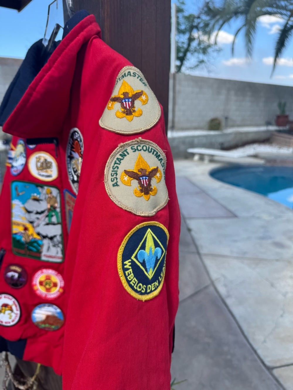 Boy Scouts of America patch bomber jacket SZ Lg - Picture 6 of 15